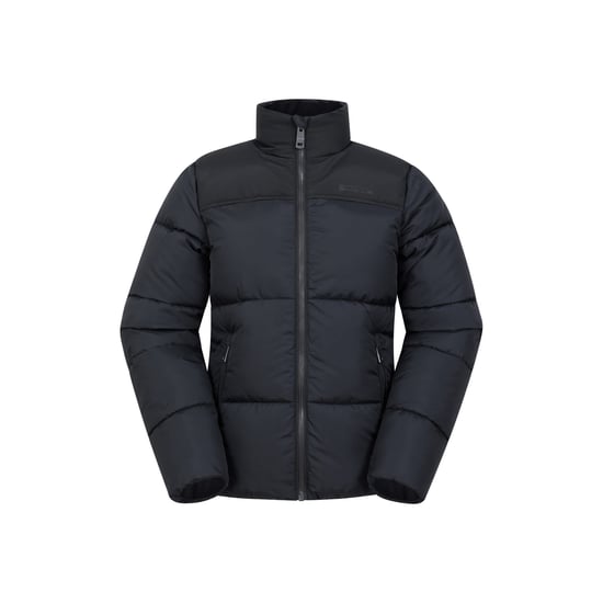 Mountain Warehouse Childrens/Kids Voltage Water Resistant Padded Jacket (Black) - Image 1
