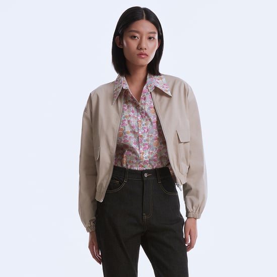 Minimlalist short bomber jacket - Image 2
