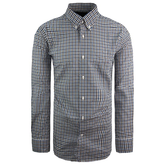 Camisa de sarga azul para hombre Eden Park Regular - Image 1