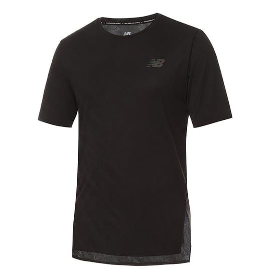 New Balance Q Speed Jacquard Mens Black T-Shirt