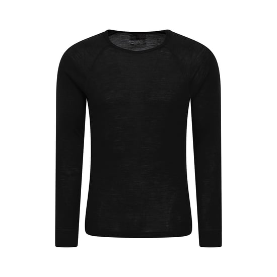 Mountain Warehouse Mens Merino Wool Thermal Top (Black)