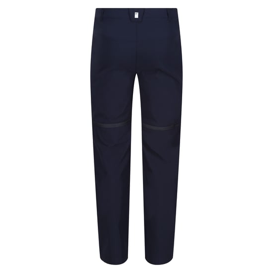 Regatta Childrens/Kids Highton Stretch Zip-Off Walking Trousers (Navy) - Image 2
