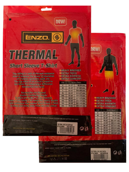 Enzo | Conjunto térmico para hombre Top y braguita de manga corta - Image 6