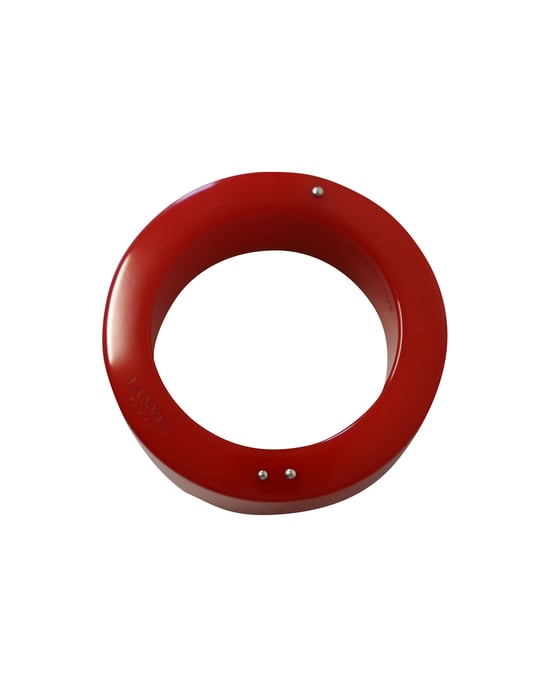 Lanvin Plexiglass Bangle Bracelet in Red Plastic - Image 2