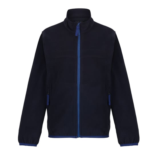 Regatta Childrens/Kids Microfleece Full Zip Fleece Jacket (Navy)