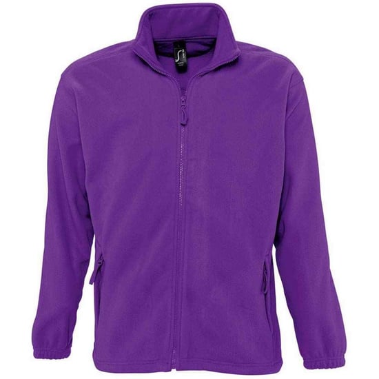 SOLS Unisex Adult North Fleece Jacket (Dark Purple) - Image 1