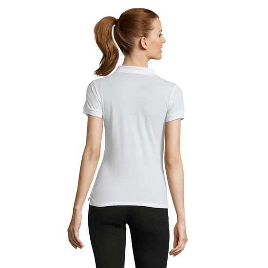 SOLS Womens/Ladies Passion Polo Shirt (White) - Image 2