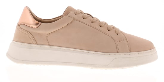 Hush Puppies Womens Trainers Chunky Camille Nubuck Leather Lace Up blush - Image 2