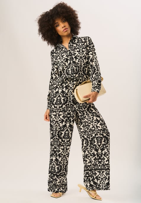 Pantalones anchos con estampado Ikat - Image 2