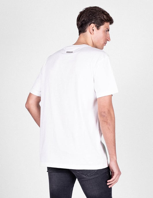 Les Hommes T-shirt Logo Men's White