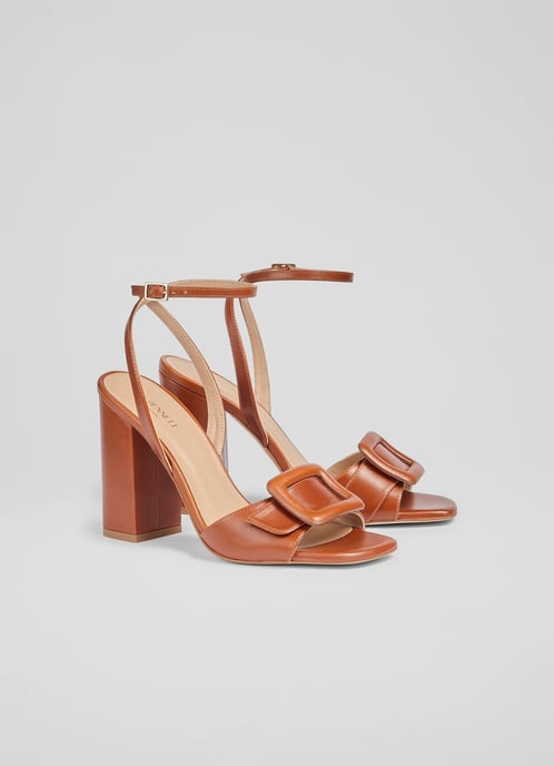 LK Bennett Florance Formal Sandals, Tan