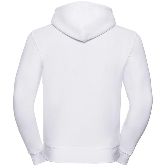 Russell Mens Authentic Full Zip Hooded Sweatshirt / Hoodie (White) - Image 2