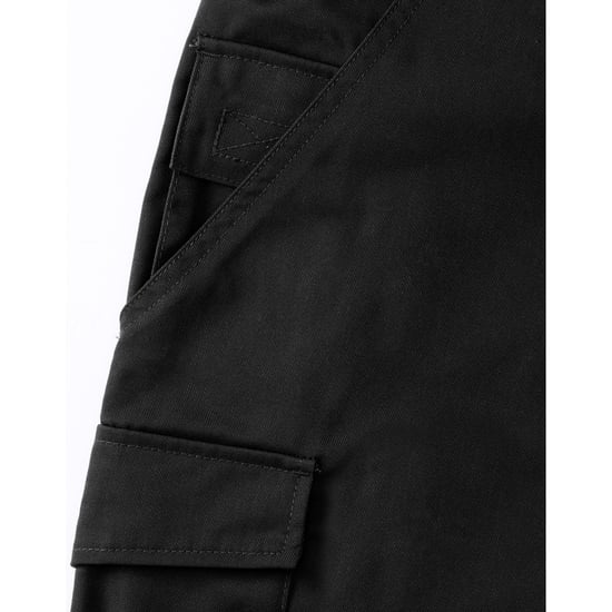 Russell Mens Polycotton Work Shorts (Black) - Image 4