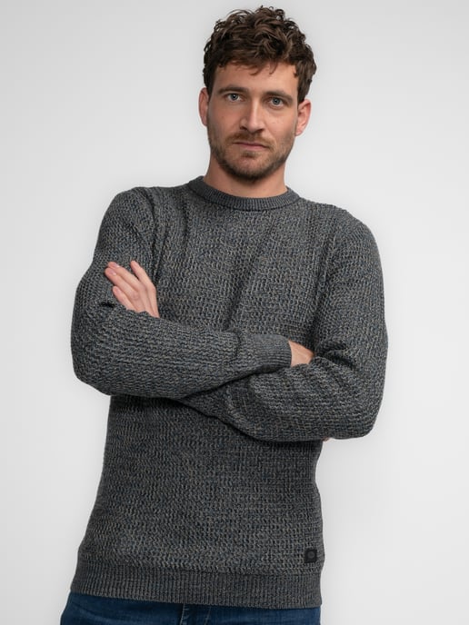 Petrol Industries - Melange Jumper Prince Men - Blue - Image 3