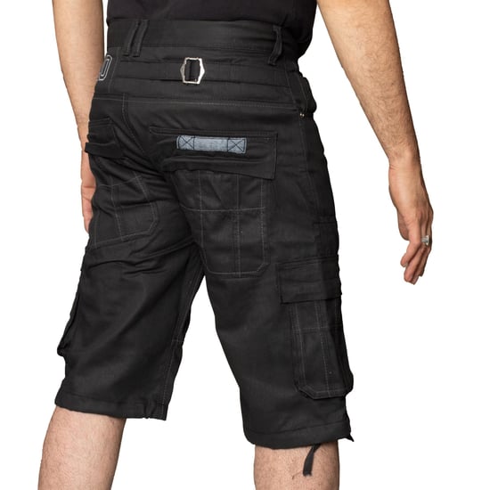 Pantalones cortos vaqueros Enzo Cargo Combat para hombre - Image 5