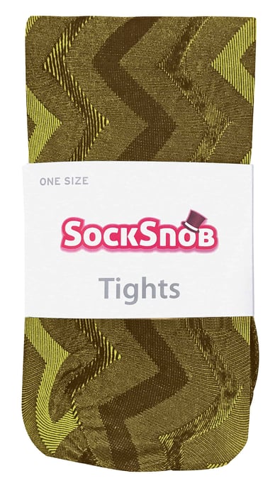 Sock Snob - Ladies Coloured 80 Denier Opaque Fashion Tights - Weave - Image 2