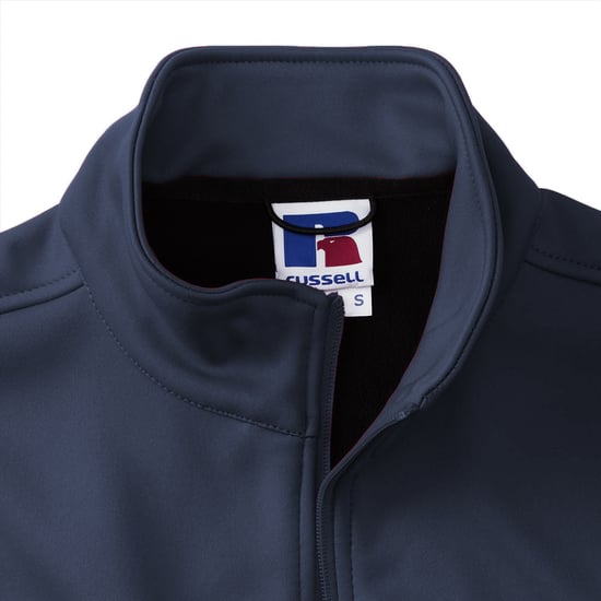 Russell Mens 3 Layer Soft Shell Gilet Jacket (French Navy) - Image 3