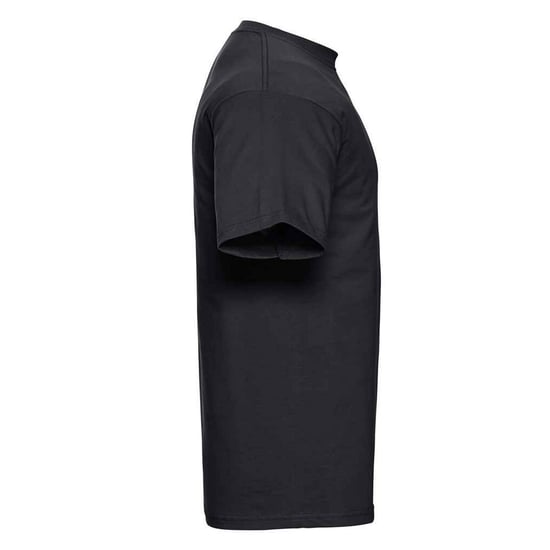 Russell Mens Ringspun Cotton Classic T-Shirt (Black) - Image 3