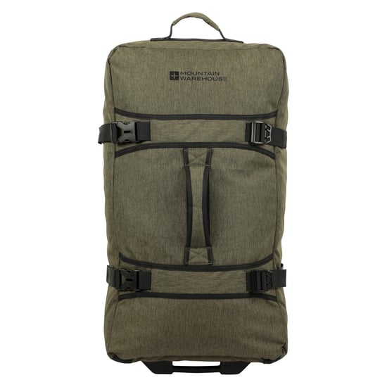 Mountain Warehouse Wander 100L 2 Wheeled Suitcase (Khaki Green)