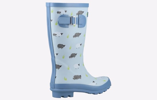 Cotswold Farmyard Memory Foam Wellington Junior - Image 3