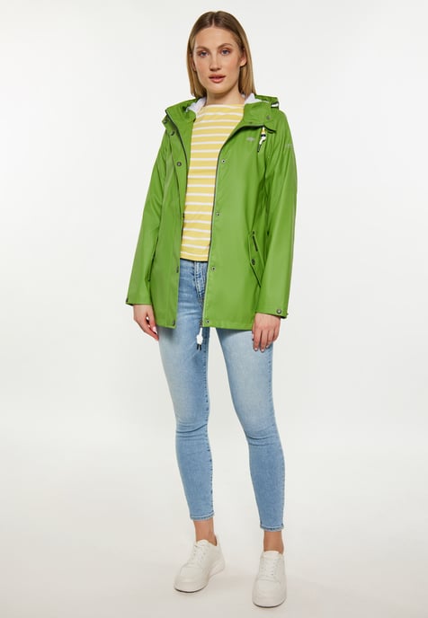 Schmuddelwedda rain jacket women light olive - Image 2