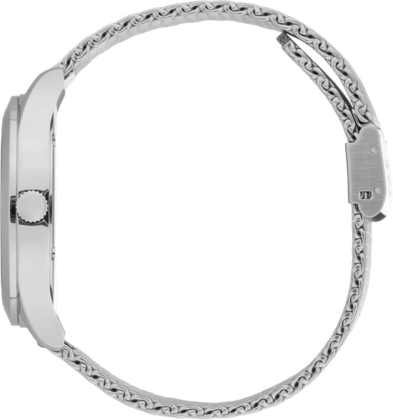 Ice Watch Ice Steel - Silver Black - Milanese Men's Silver Watch 023795 - Image 2