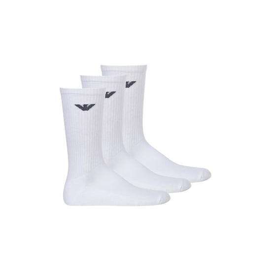 Emporio Armani CC300 Mens Crew Socks Everyday Sports Cotton 3 Pack Trainer Socks - Image 6