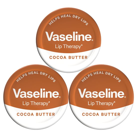 Vaseline Lip Therapy Petroleum Jelly Cocoa Butter 20gm, 3 Pack