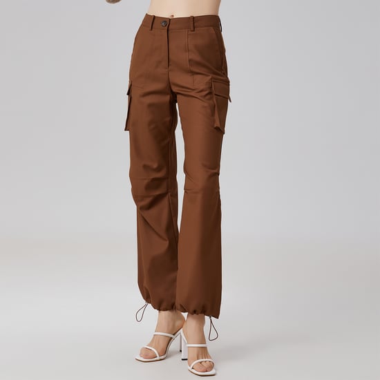 Drawstring ankle cargo pants - Image 2