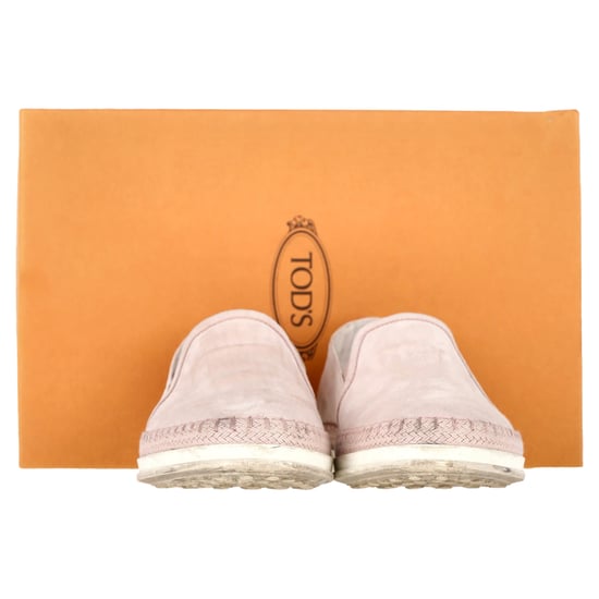 Tod's Slip-On Sneakers in Pastel Pink Suede - Image 2