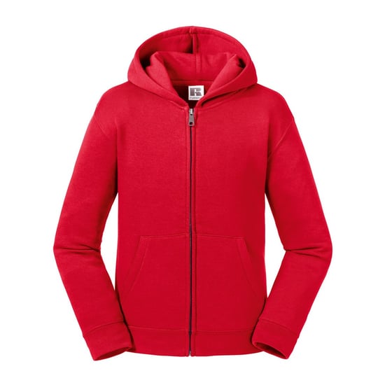 Russell Kids/Childrens Authentic Zip Hooded Sweatshirt (Classic Red)
