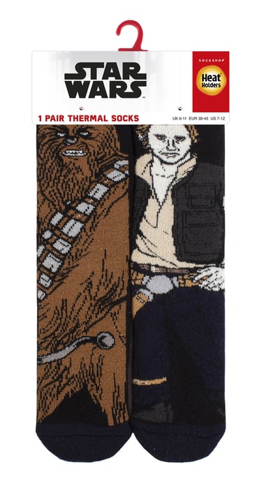Calcetines Star Wars para hombre | Calcetines térmicos para invierno - Chewie & Hans - Image 2