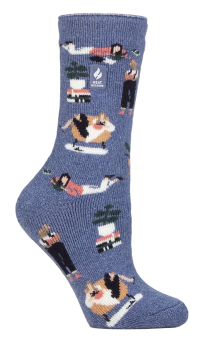 Calcetines de invierno con forro polar - Book Worm - Image 1
