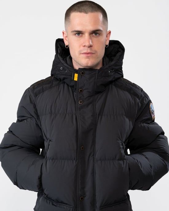 Parajumpers Long Bear Mens Hooded Long Puffer Jacket - Image 2