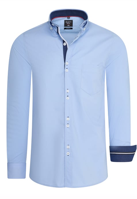 Rusty Neal Overhemd Regular Fit Azul - Image 1