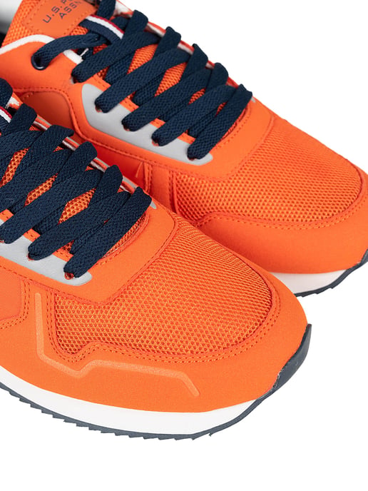 U.S. Polo Assn. Sneaker Nobil004 Men's Orange - Image 4