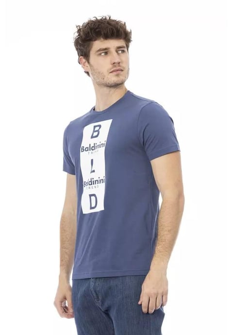 Baldinini Trend Men's Blue Cotton T-Shirt