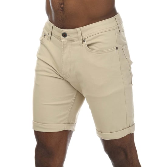 Men's Jack and Jones Rick Original Shorts in Ecru - Image 1