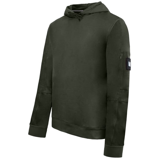 Weekend Offender Cairo Mens Dark Green Hoodie - Image 1