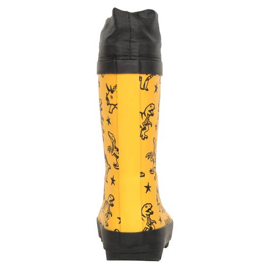 Mountain Warehouse Childrens/Kids II Dinosaur Winter Wellington Boots (Yellow) - Image 2