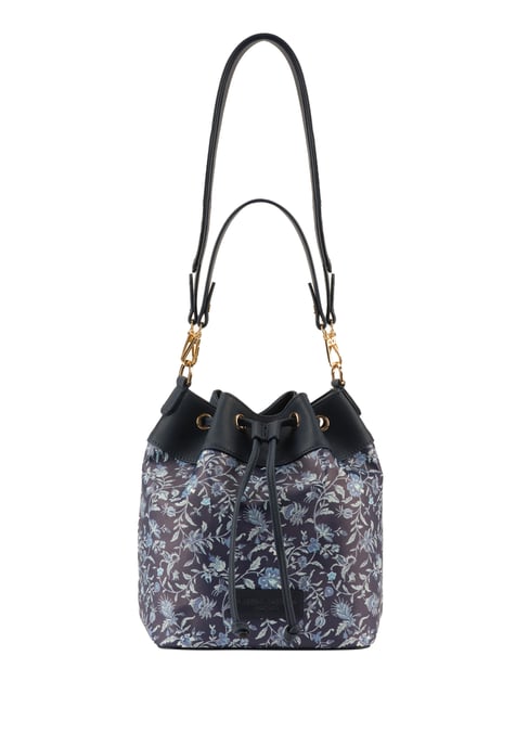 Laura Ashley Navy Blue Bucket Bag