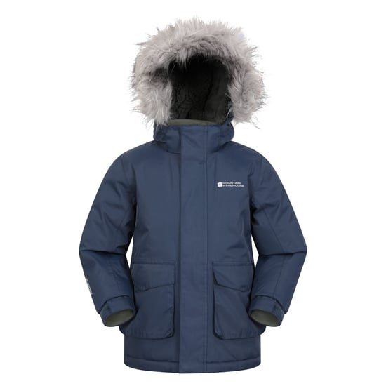 Mountain Warehouse Childrens/Kids Ranger Logo Water Resistant Jacket (Blue) - Image 1