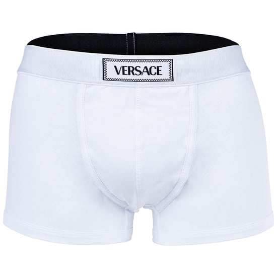 Versace Short Trunk Jersey Cotton Topekaelastic Canete Logo Boxer Shorts - Image 1