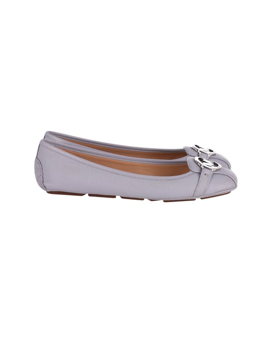Michael Kors Fulton Moccasin Flats in Pastel Blue Leather - Image 1