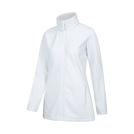 Mountain Warehouse Womens/Ladies Longline Fleece Jacket (Beige) - Image 3