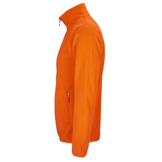 SOLS Mens Factor Recycled Fleece Jacket (Orange) - Image 2