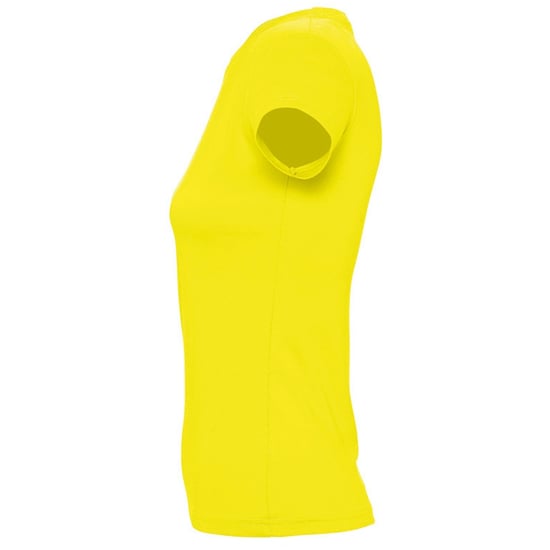 SOLS Womens/Ladies Imperial Heavy Short Sleeve T-Shirt (Lemon) - Image 3