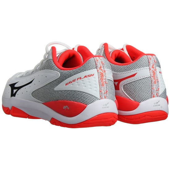 Zapatillas Tenis Mizuno Wave Flash All Court Mujer Blancas - Image 4
