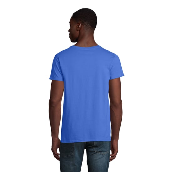 SOLS Mens Pioneer Organic Cotton T-Shirt (Royal Blue) - Image 2