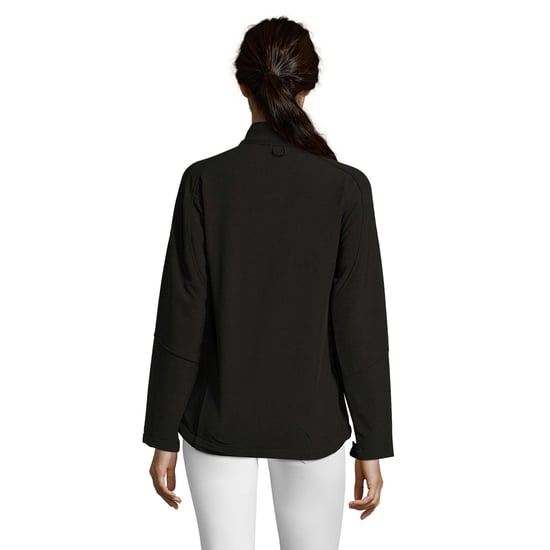 SOLS Womens/Ladies Roxy Soft Shell Jacket (Breathable, Windproof And Water Resistant) (Black) - Image 2